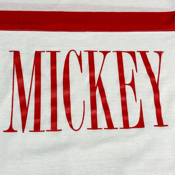 Disney Long Sleeve Red and White Tee - Picture 4 of 8